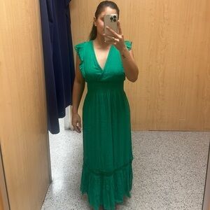 Elegant Green Women's Dress